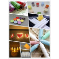 Flameless Colorful Stick Pillar Candles Party